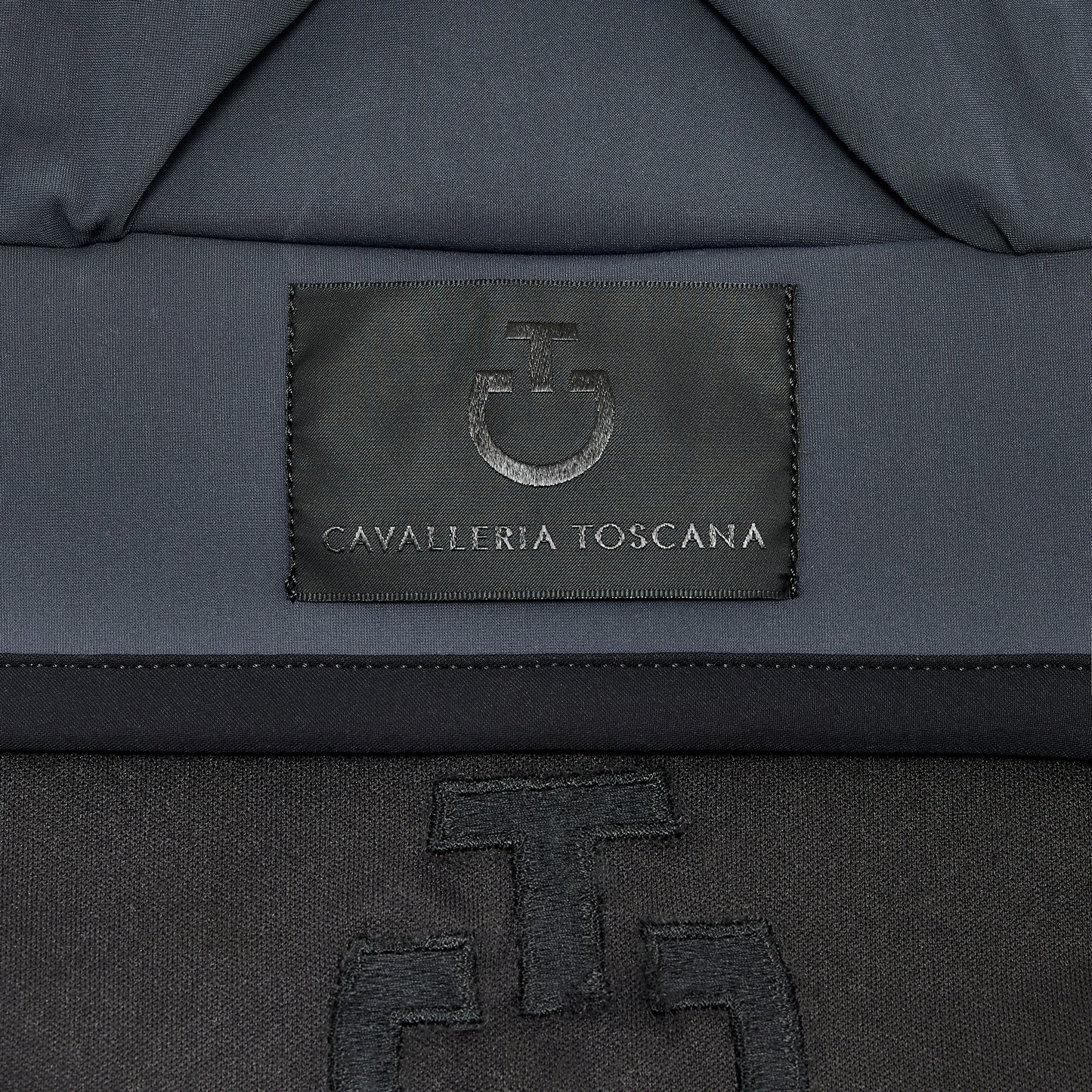 Cavalleria Toscana Lightweight Jersey Ear Net Bonnet | Anthracite/Black