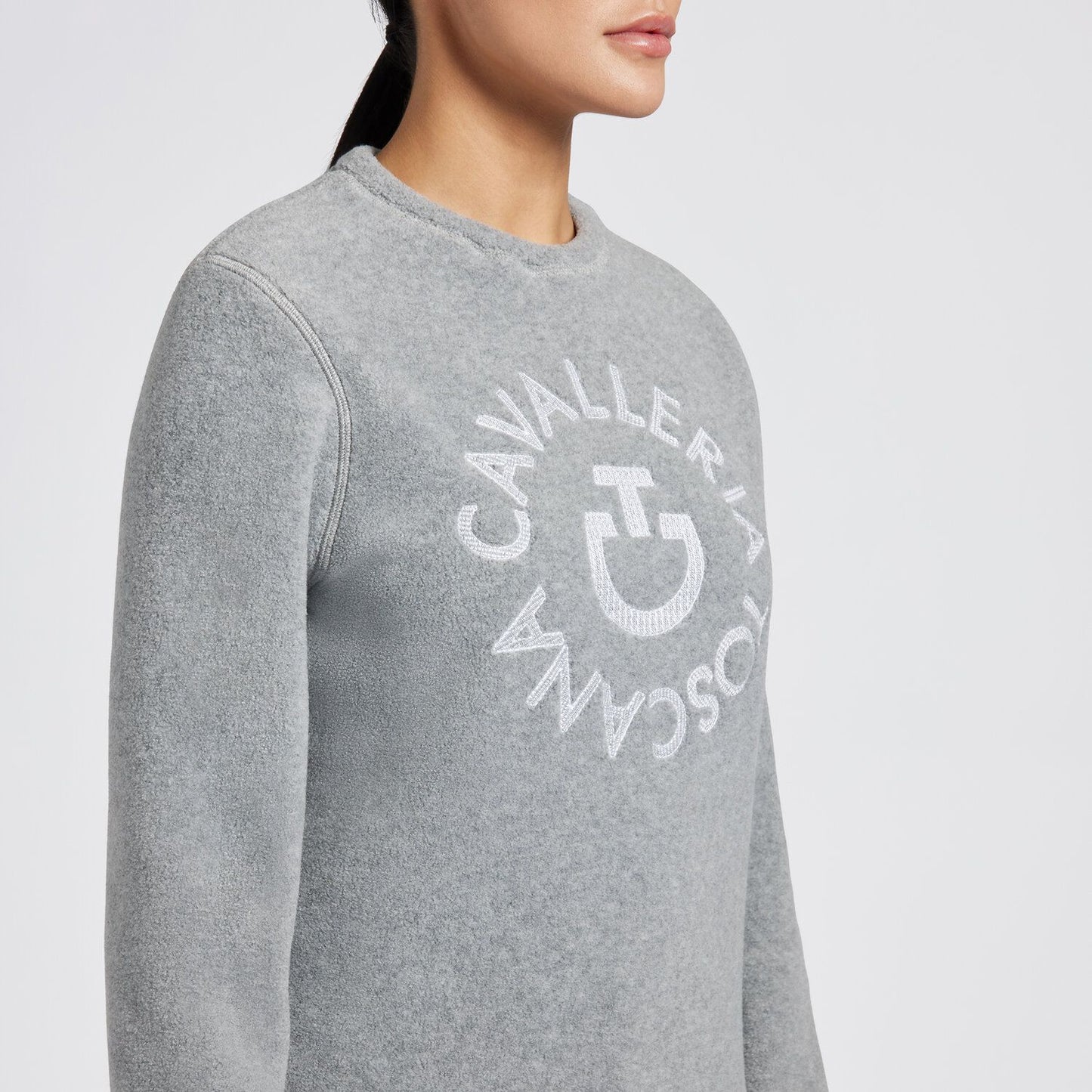 Cavalleria Toscana Fleece Crew Neck Jumper