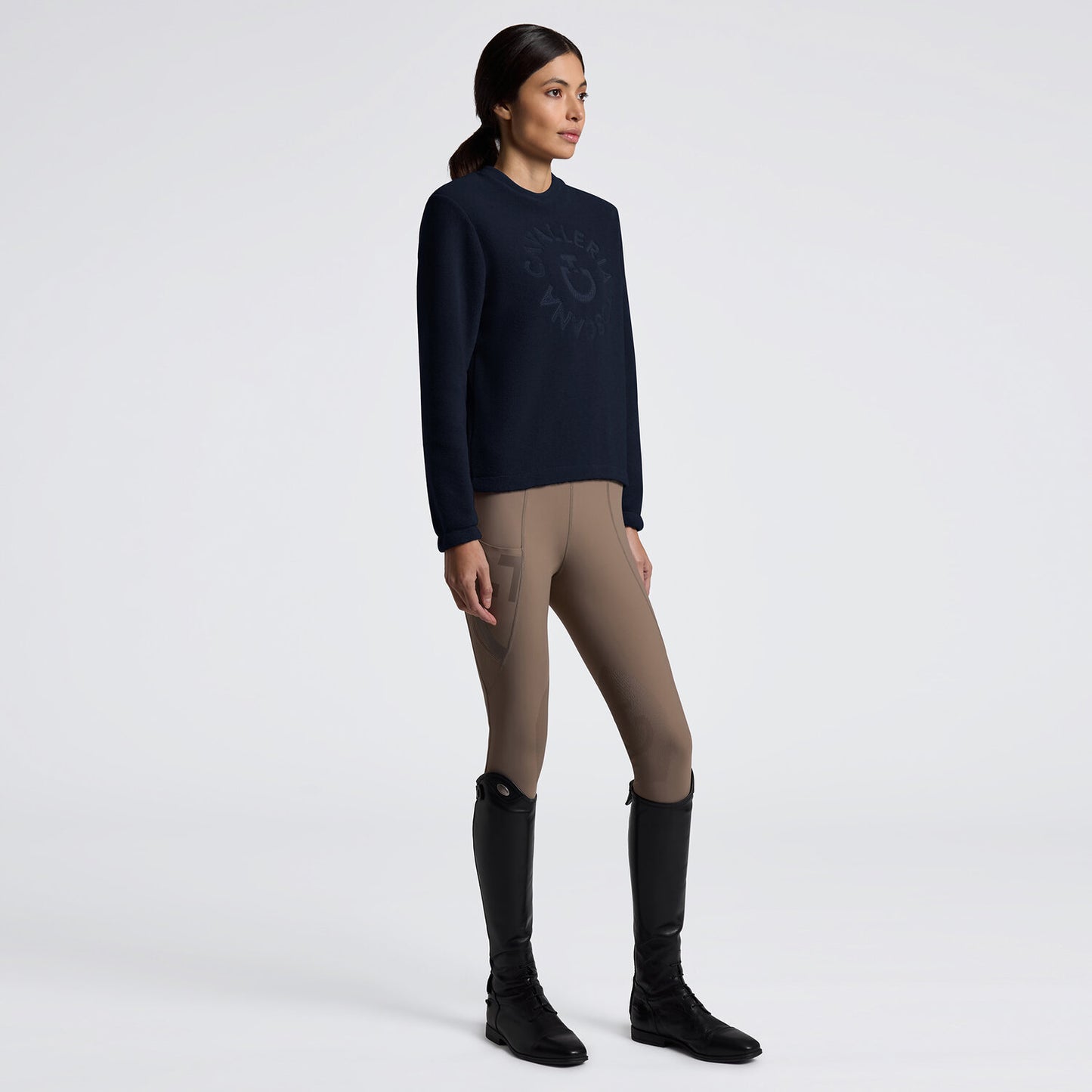 Cavalleria Toscana Fleece Crew Neck Jumper