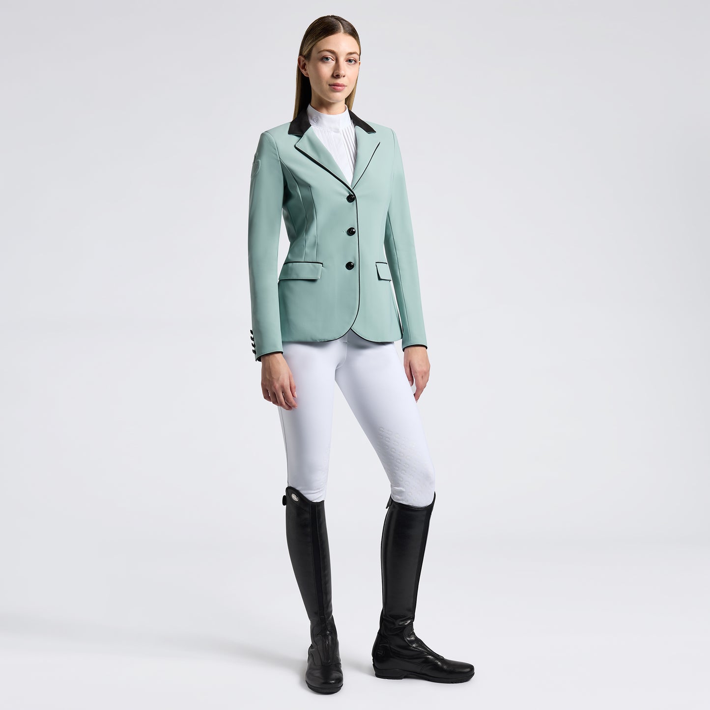 Cavalleria Toscana SS25 GP Riding Jacket | Light Teal Green