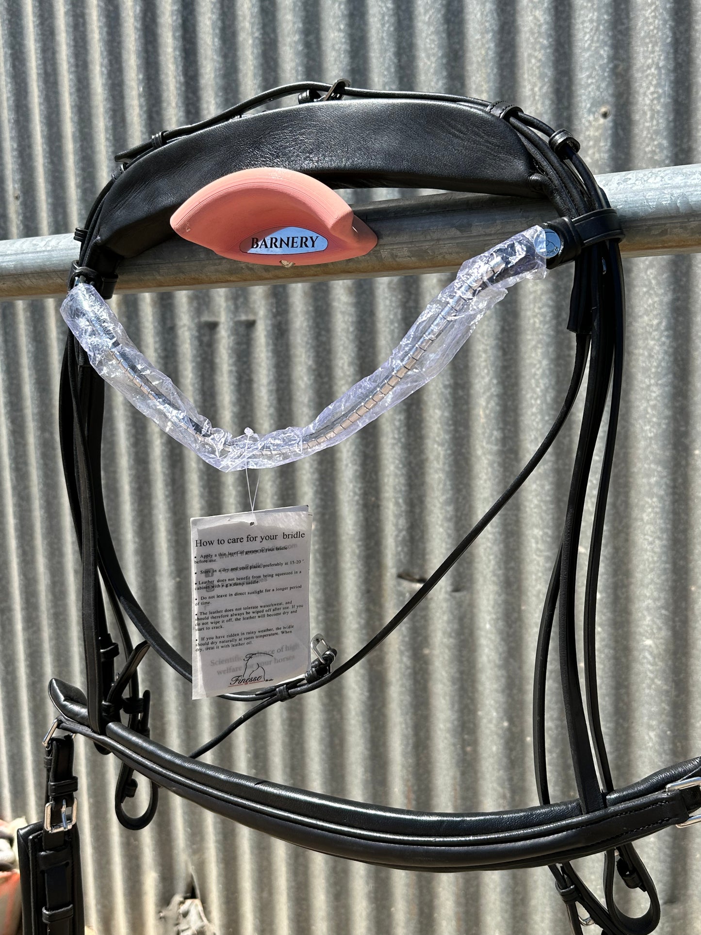 Finesse Outlet: Cayenne Double Bridle Flat Leather XFULL