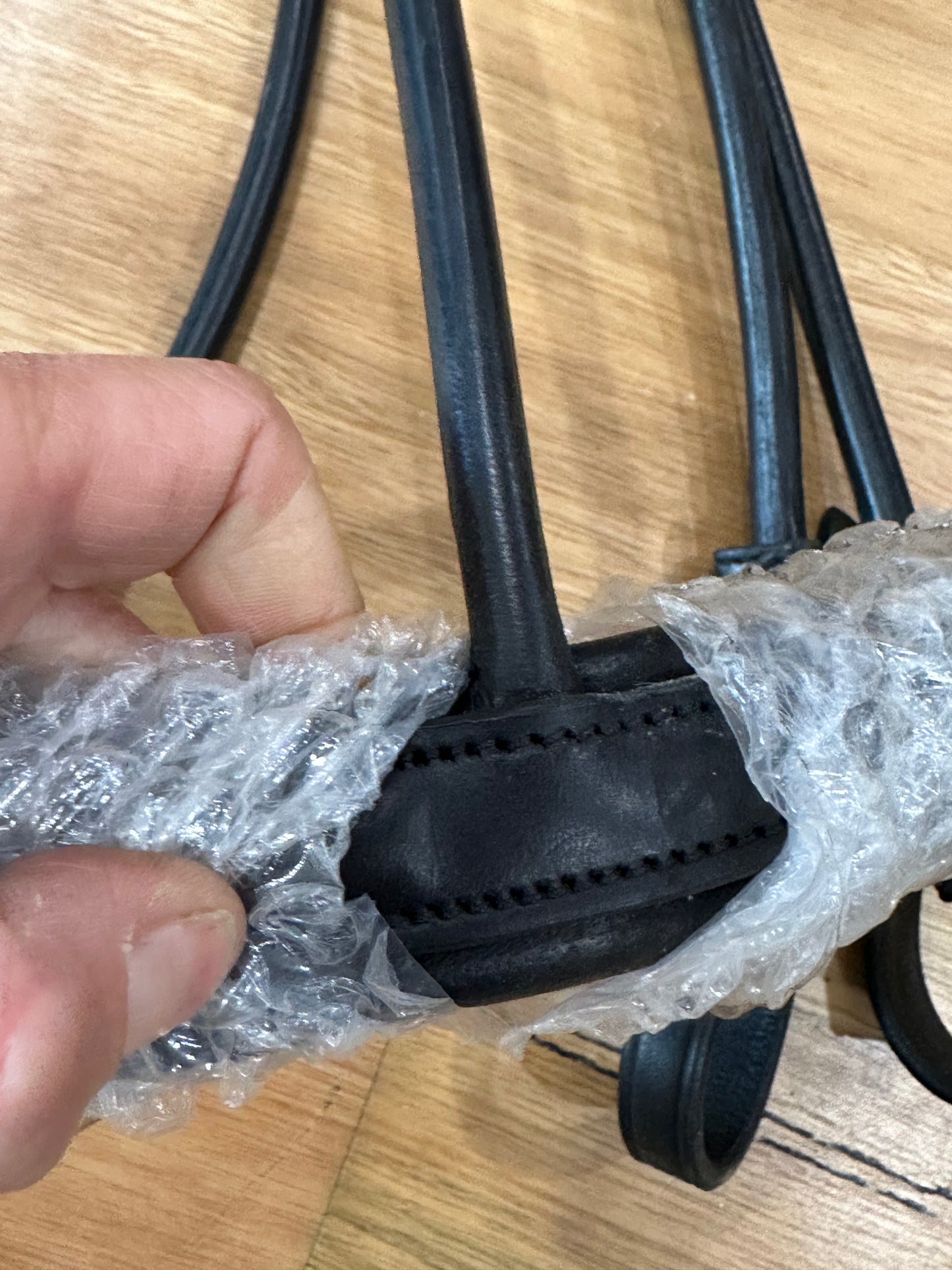 OUTLET Finesse Cassidy Double Bridle XFull Size Matte Black/Black