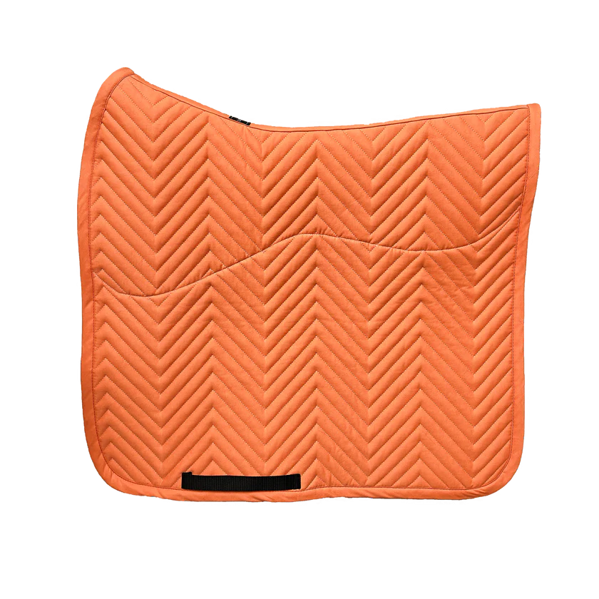 L'Evoine Cotton Dressage Pad Pastel Orange | Plain Cotton or Alpaca Under