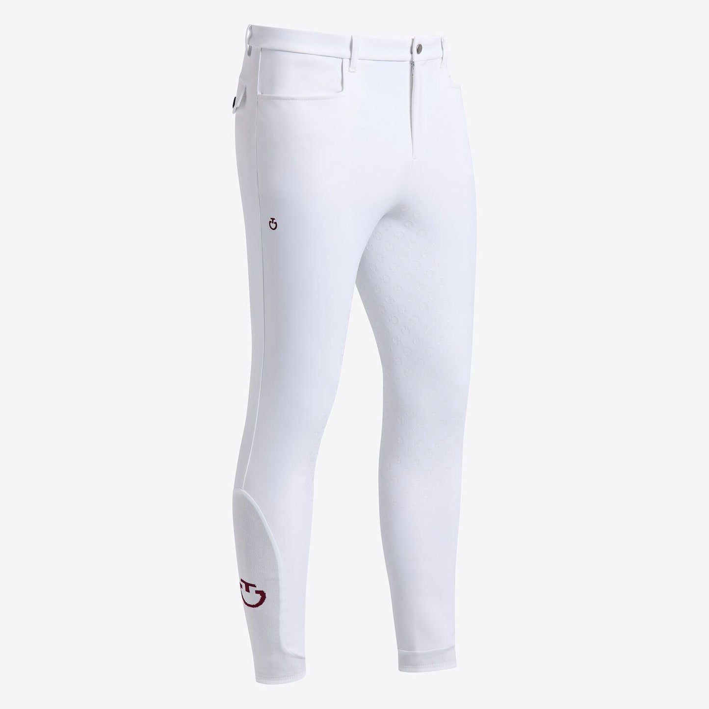 Cavalleria Toscana Mens Full Grip Breeches | White
