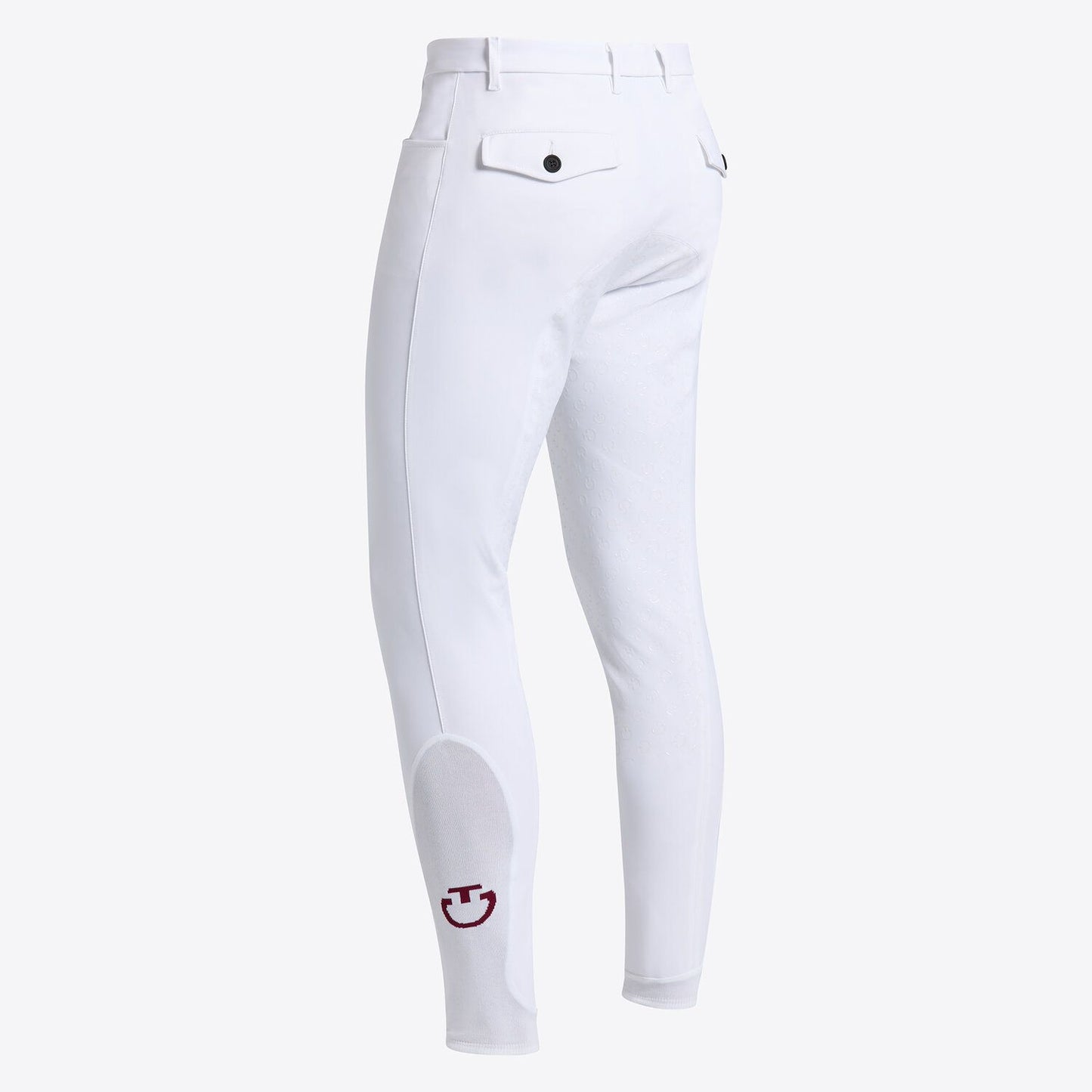Cavalleria Toscana Mens Full Grip Breeches | White