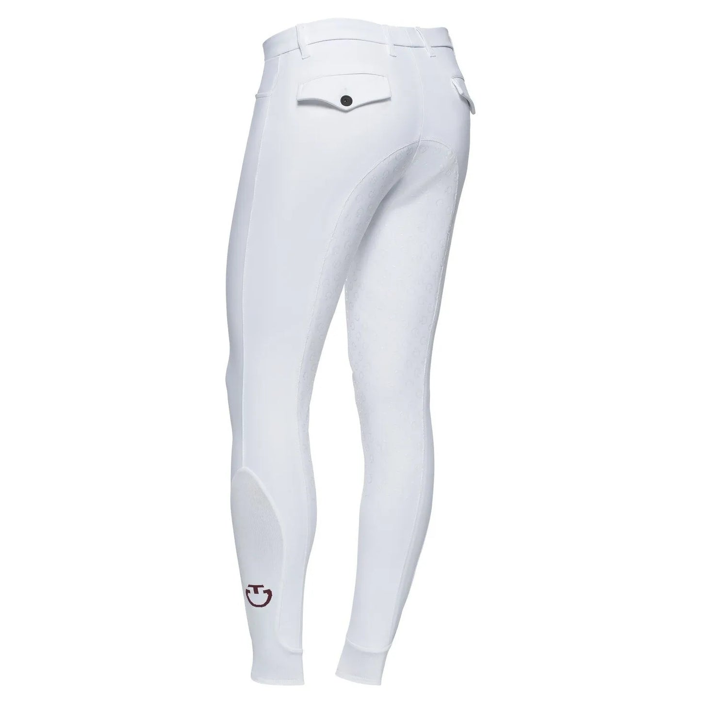 Cavalleria Toscana Mens Full Grip Breeches | White