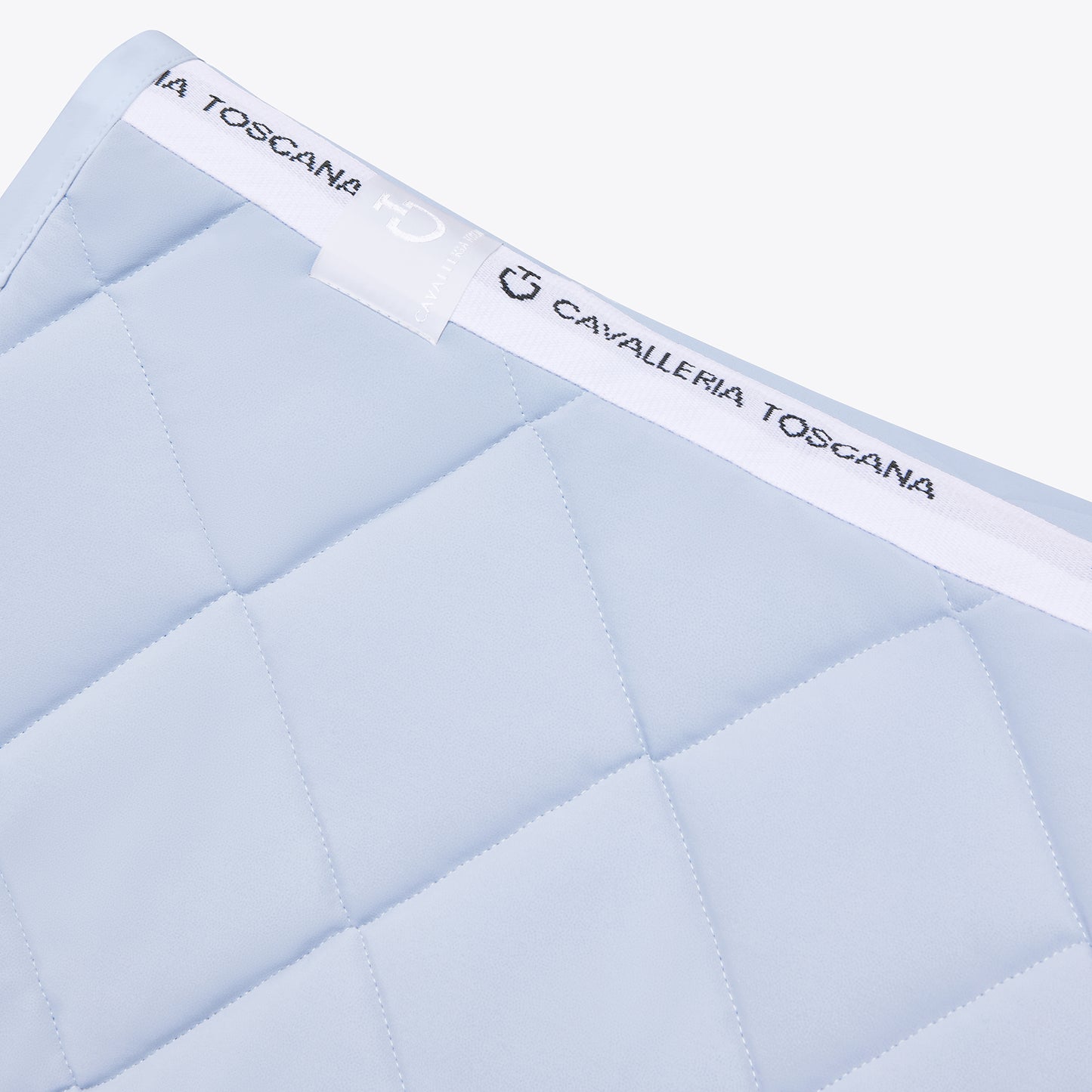 Cavalleria Toscana SS25 Jumping Saddle Pad Diamond Quilt | Blue Fog