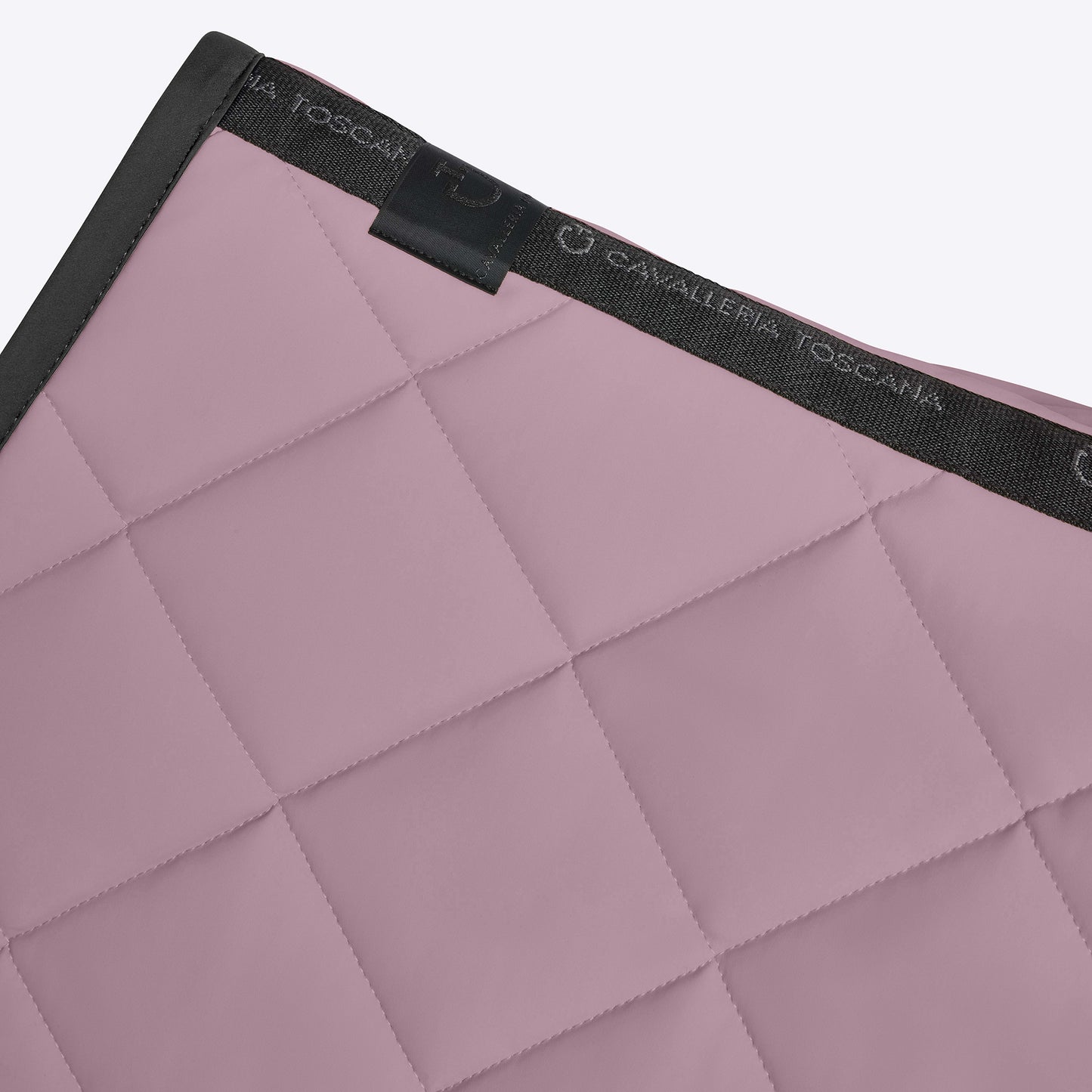 Cavalleria Toscana FW25 Diamond Quilt Jersey Jump Saddle Pad | Grape Shake