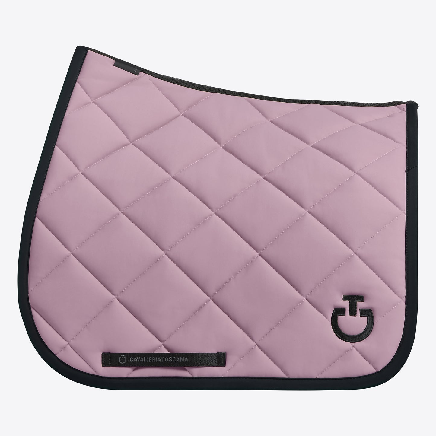 Cavalleria Toscana FW25 Diamond Quilt Jersey Dressage Saddle Pad | Grape Shake