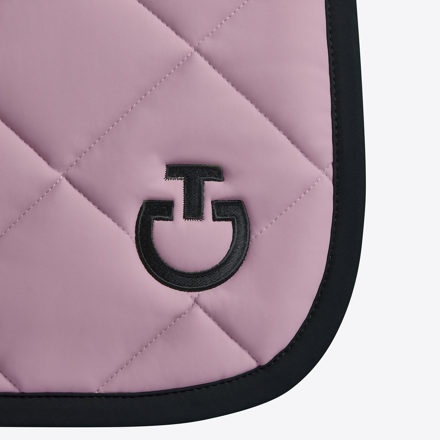 Cavalleria Toscana FW25 Diamond Quilt Jersey Dressage Saddle Pad | Grape Shake