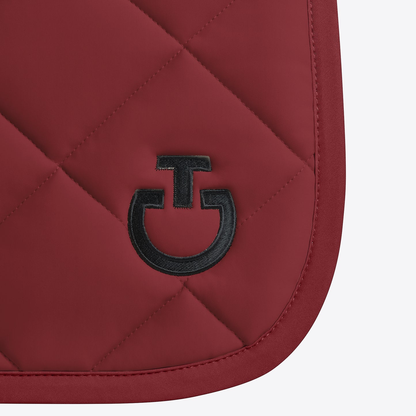 Cavalleria Toscana FW25 Diamond Quilt Jersey Dressage Saddle Pad | Bordeaux