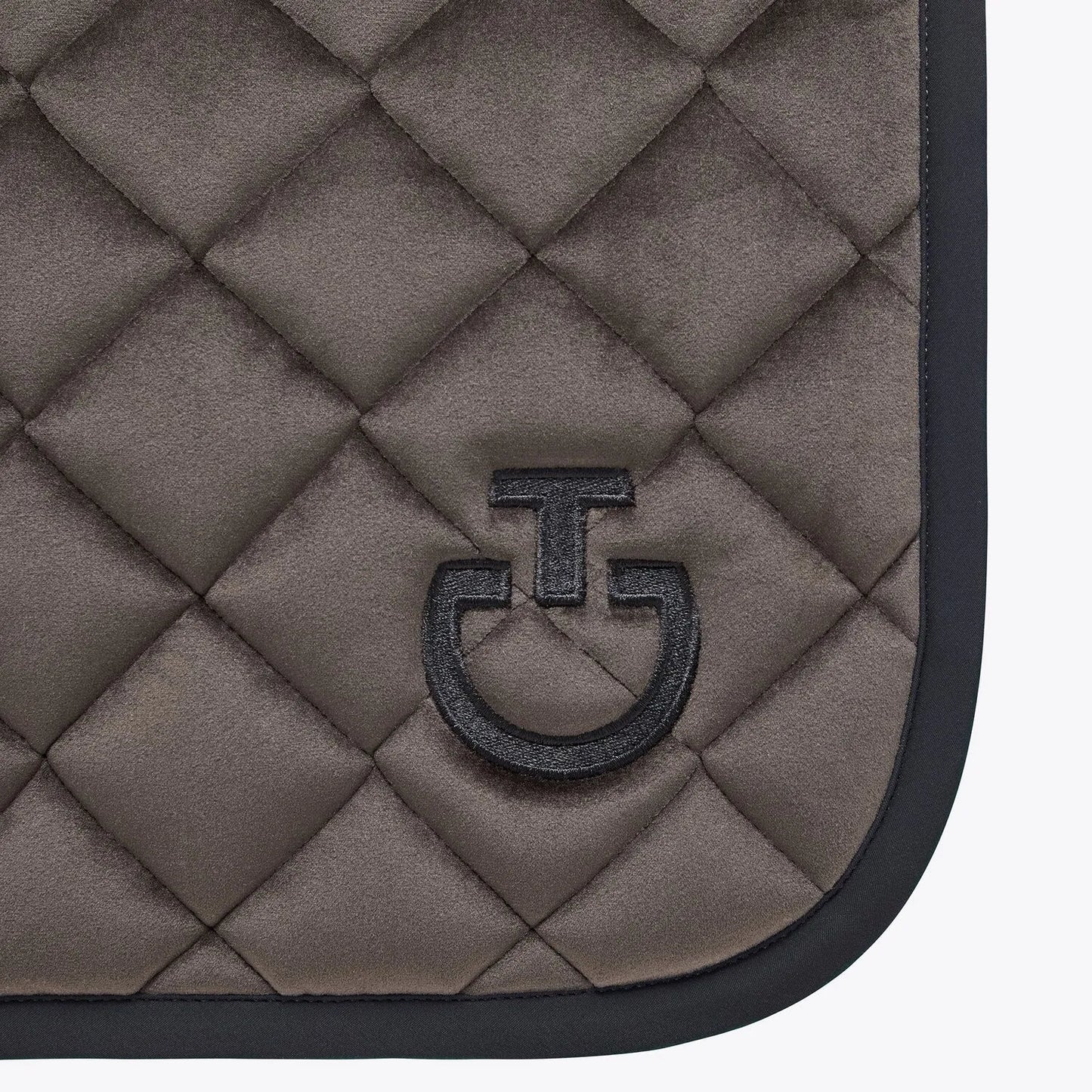 Cavalleria Toscana Velvet Dressage Saddle Pad | Dark Grey or Navy