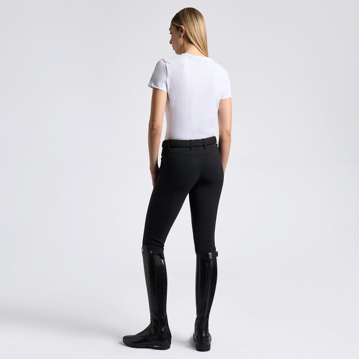 Cavalleria Toscana SS25 Womens Cotton Tee Shirt Embroidered Logo | White