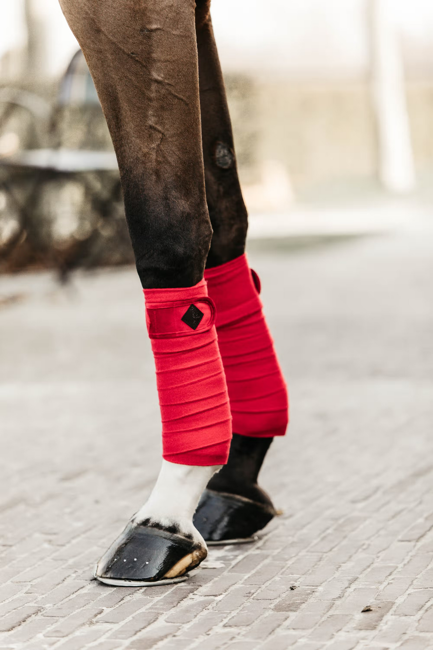 Kentucky Velvet Dressage Saddle Pad + Polo Bandage Set | Choose Colour