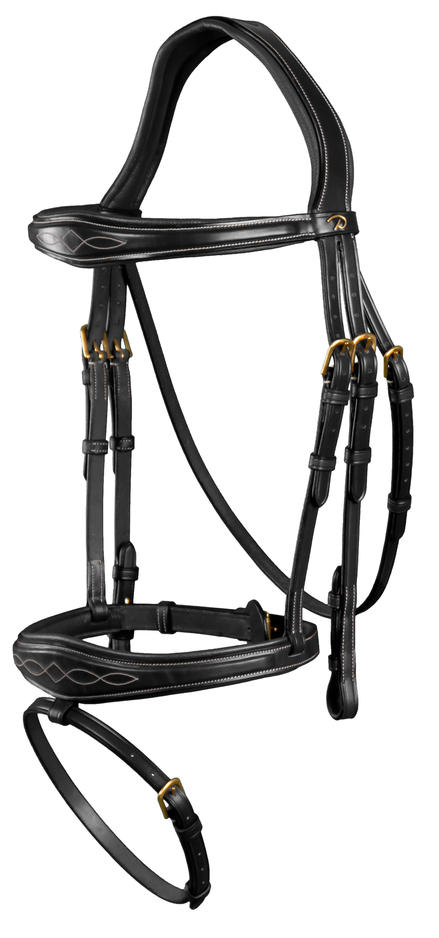 Dy'on D Collection Anatomic Flash Noseband Bridle