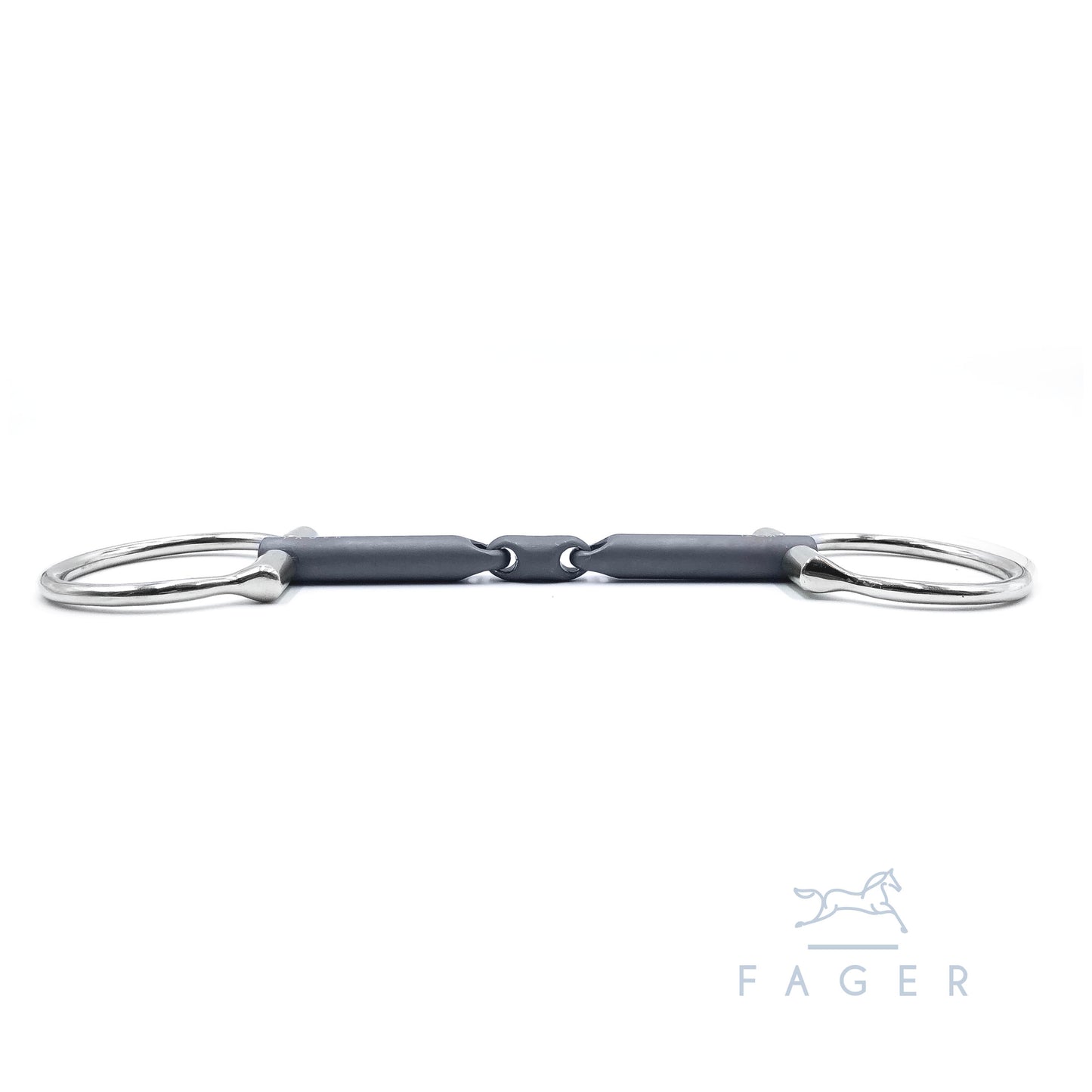 FAGER "Madeleine" Titanium Single/Double Jointed Bridoon Bit - Ex Display no tags