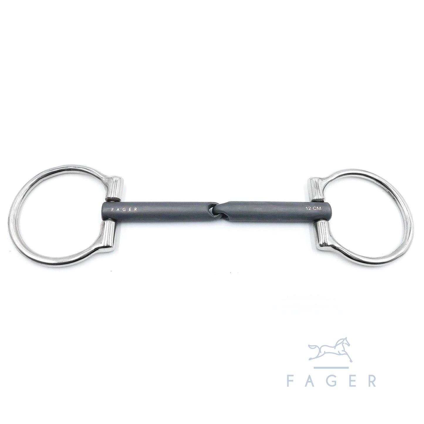 FAGER "Madeleine" Titanium Single/Double Jointed Bridoon Bit - Ex Display no tags
