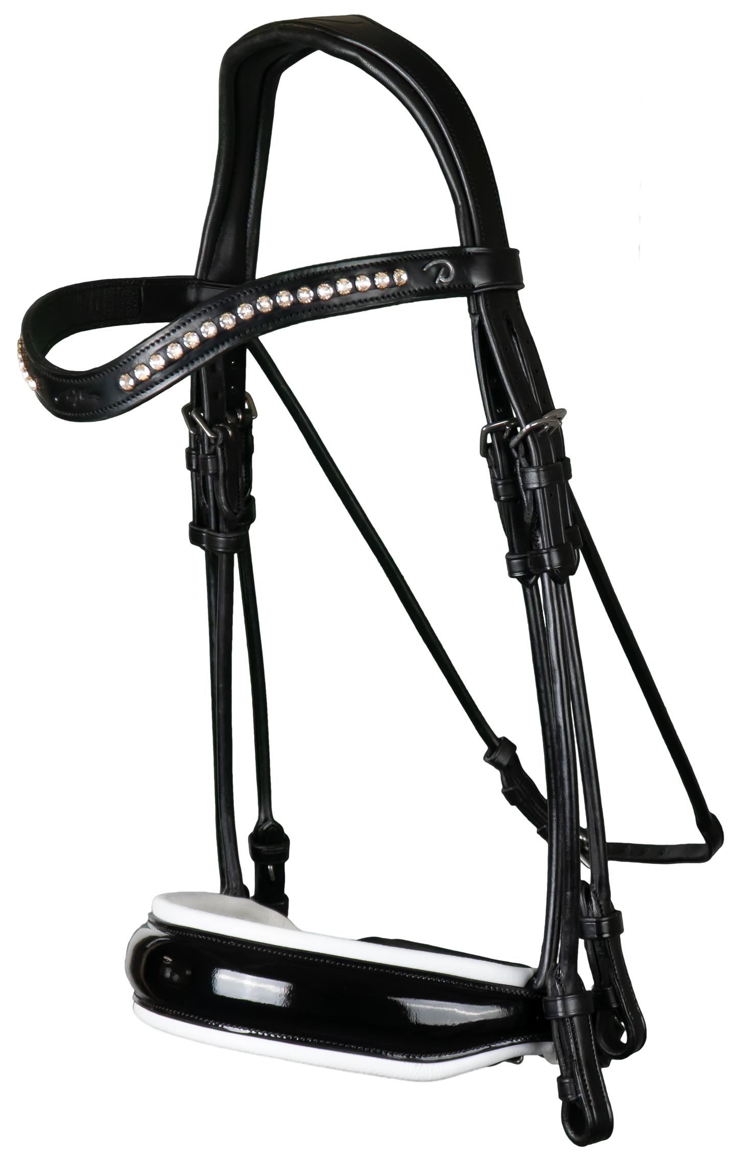 Dy'on Dressage Collection Rolled Leather Double Bridle