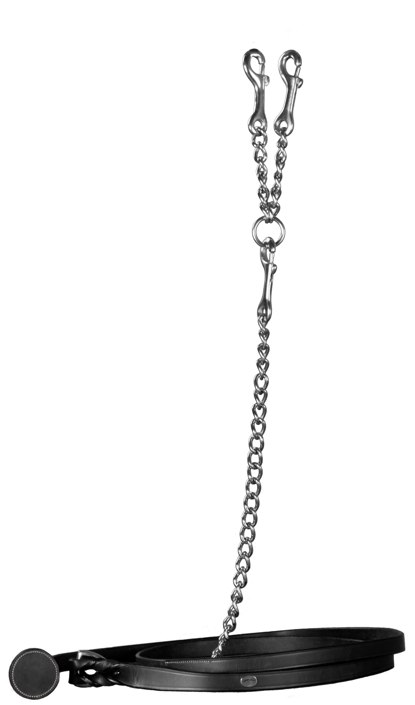 Working by Dy'on Leather Lead with Chain | Choose Black or Brown