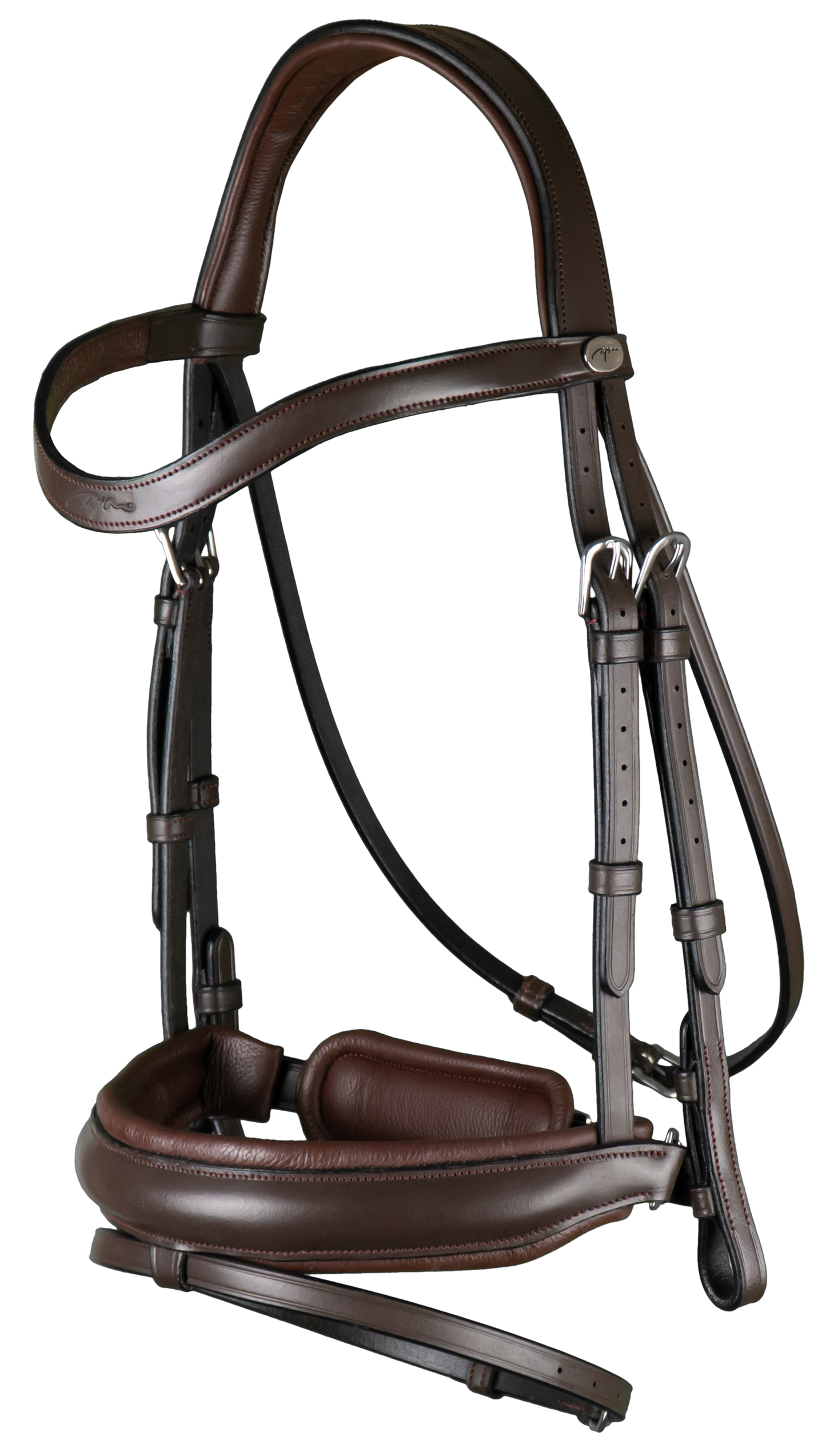Working by Dy'on Large Crank Flash Noseband Bridle