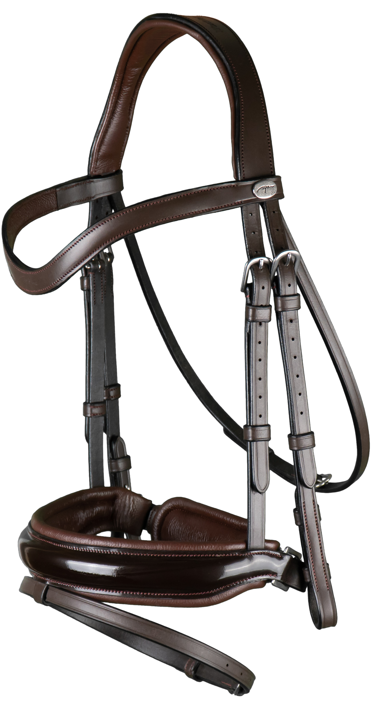 Working by Dy'on Large Crank Flash Noseband Bridle