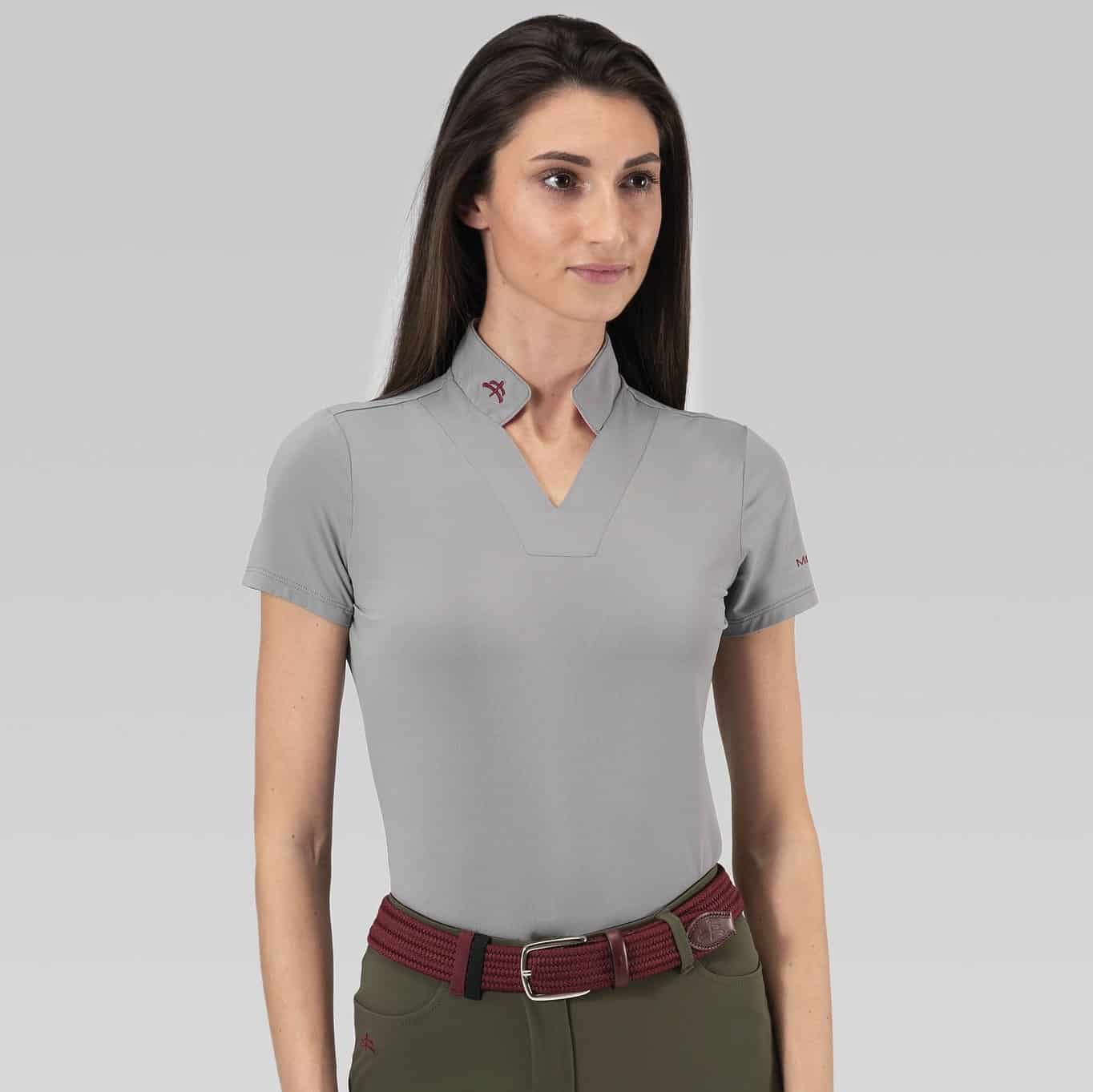 Makebe Ladies Active Polo Shirt ATENA | Rose Pink, Grey, Black, Navy EX DISPLAY