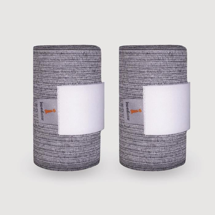 Incrediwear Equine Circulation Exercise Bandages GREY - PONY SIZE