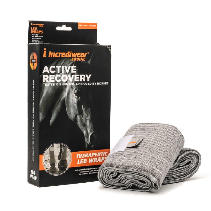 Incrediwear Equine Circulation Exercise Bandages GREY - PONY SIZE