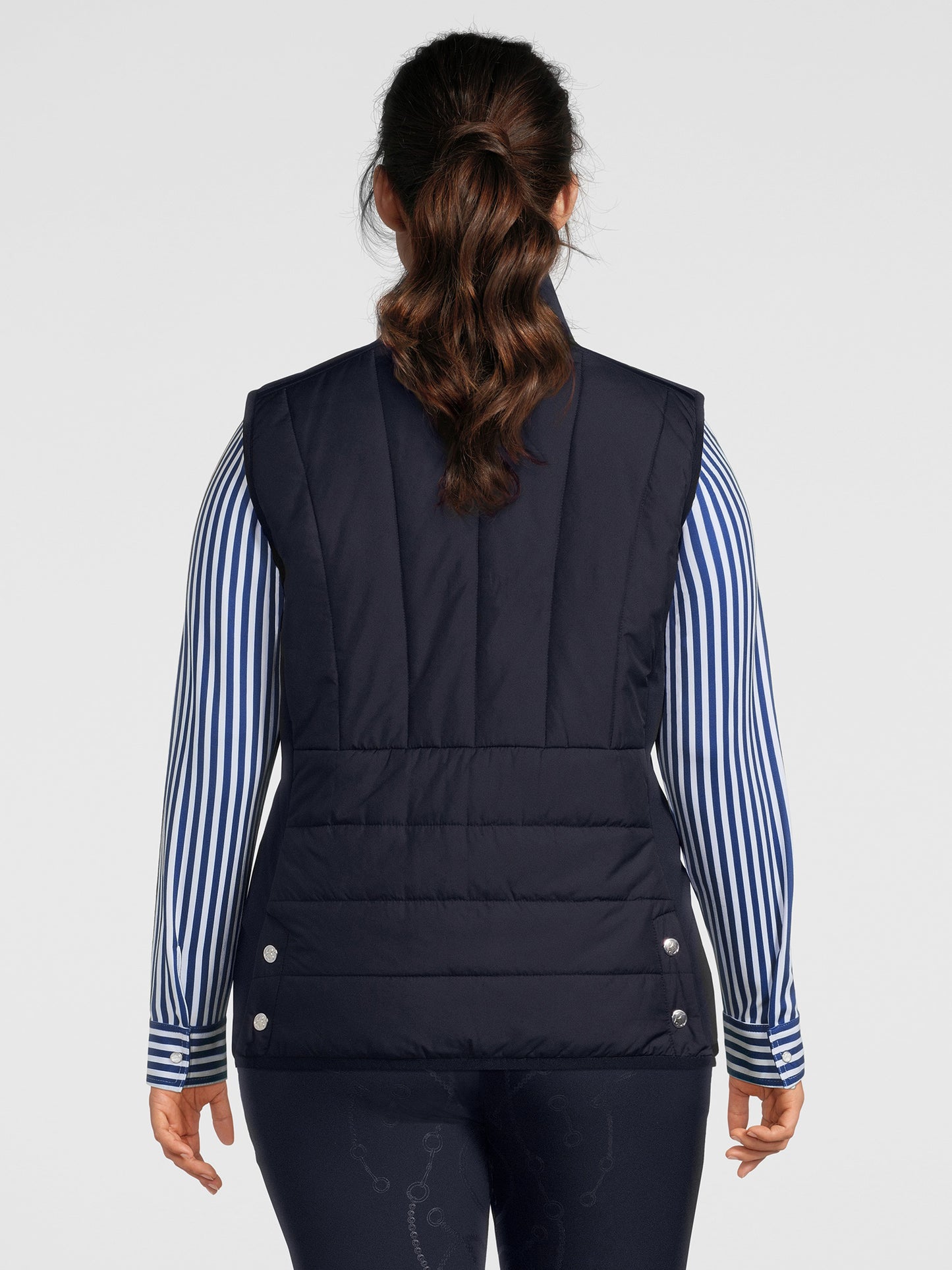 PS of Sweden Curvy Bella Padded Vest | Navy or Black