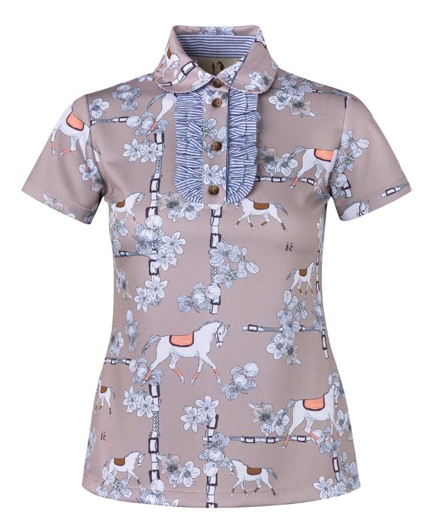 Ronner Cadencia Clementine Polo Top | Short Sleeve | Navy or Taupe