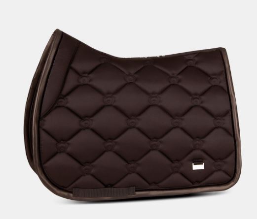 PS of Sweden SS21 Monogram Saddle Pad | Coffee | Dressage or Jump
