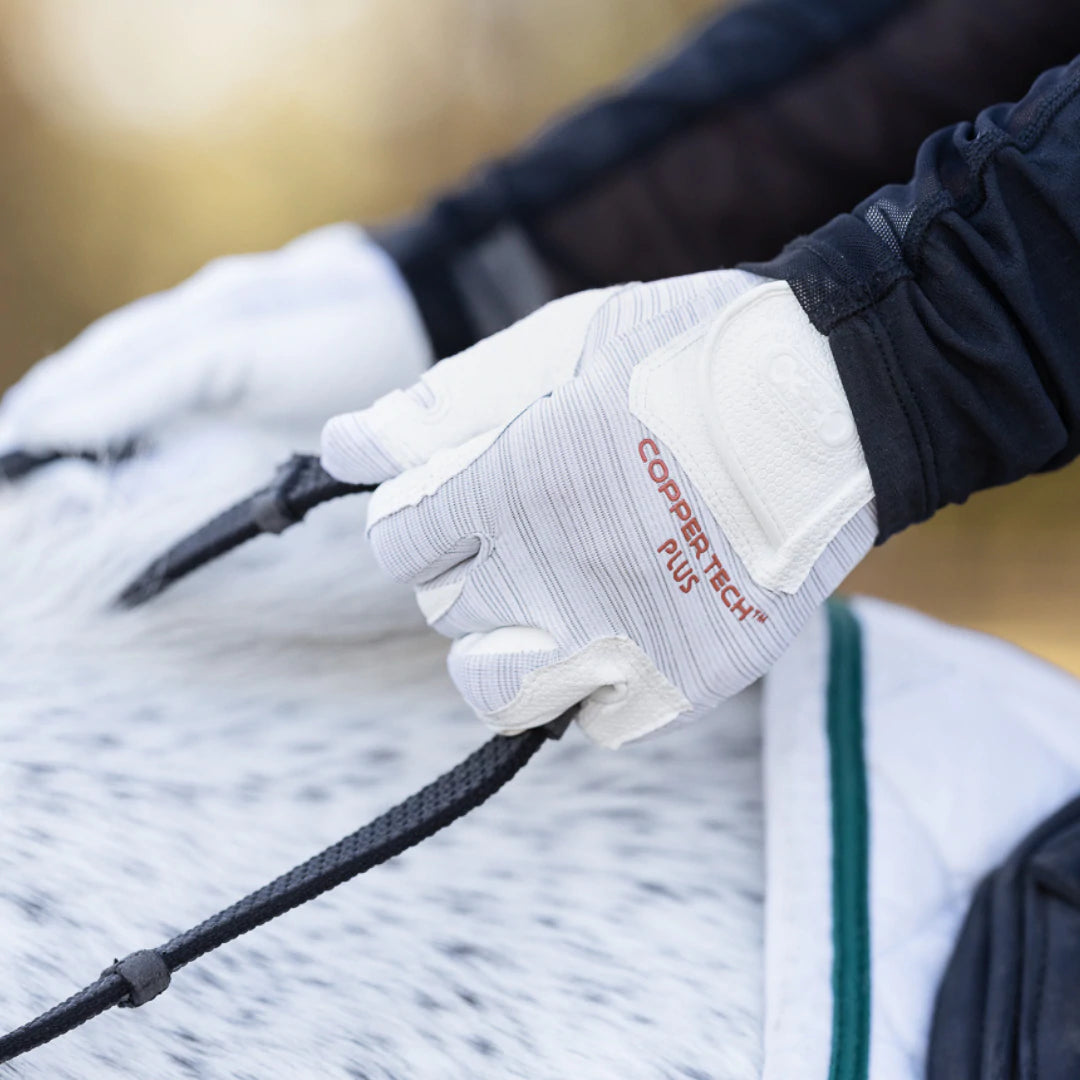 OLD STYLE Correct Connect ™ Coppertech Pro Silicone grip Compression Glove | White OR black