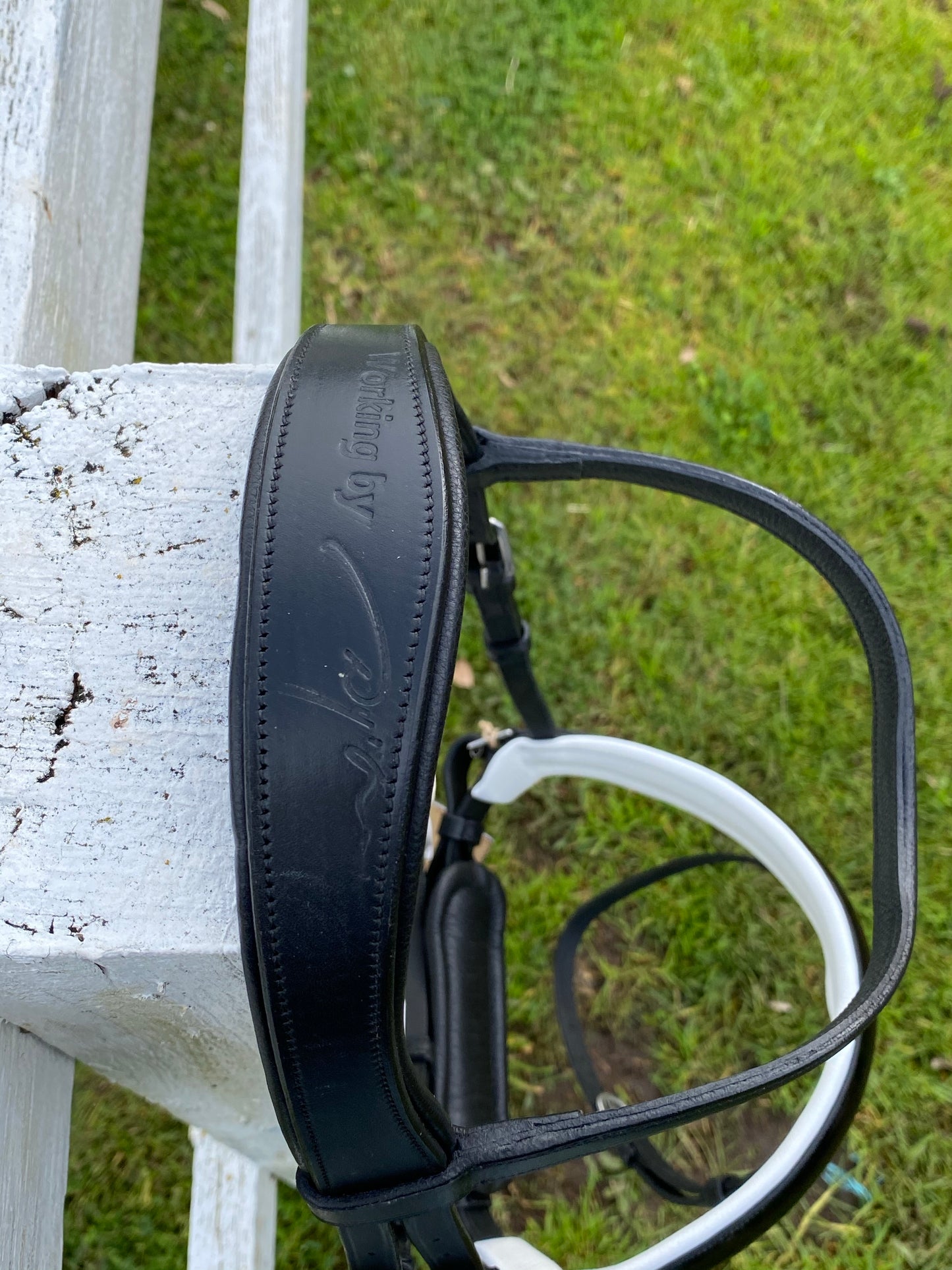 Working by Dy'on Large Crank Flash Noseband Bridle