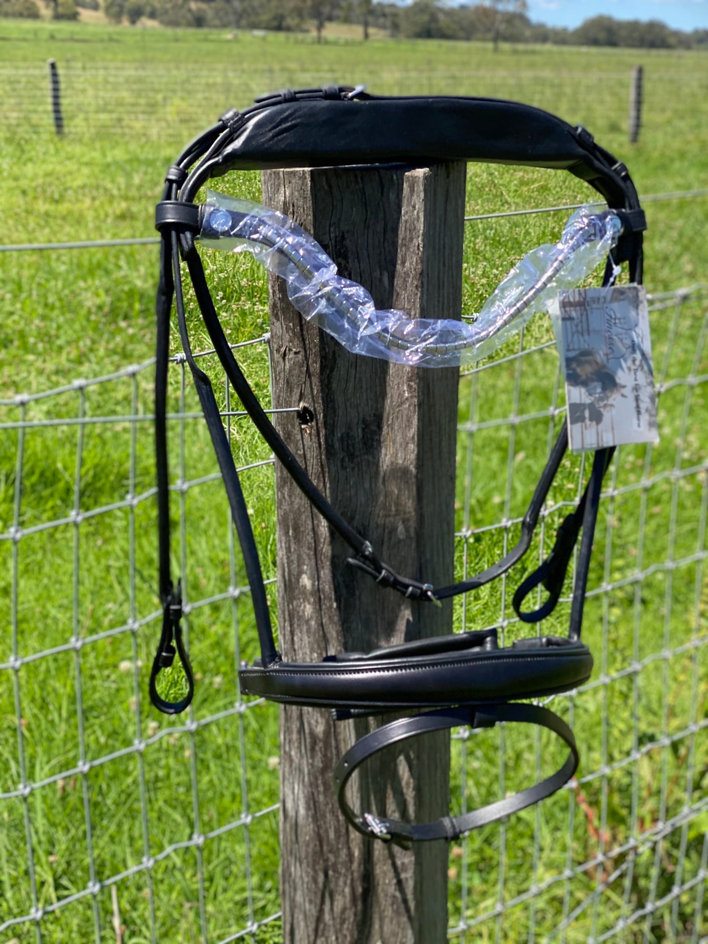 Finesse Himalaya Snaffle Bridle | Rolled Leather - Medium Width Noseband