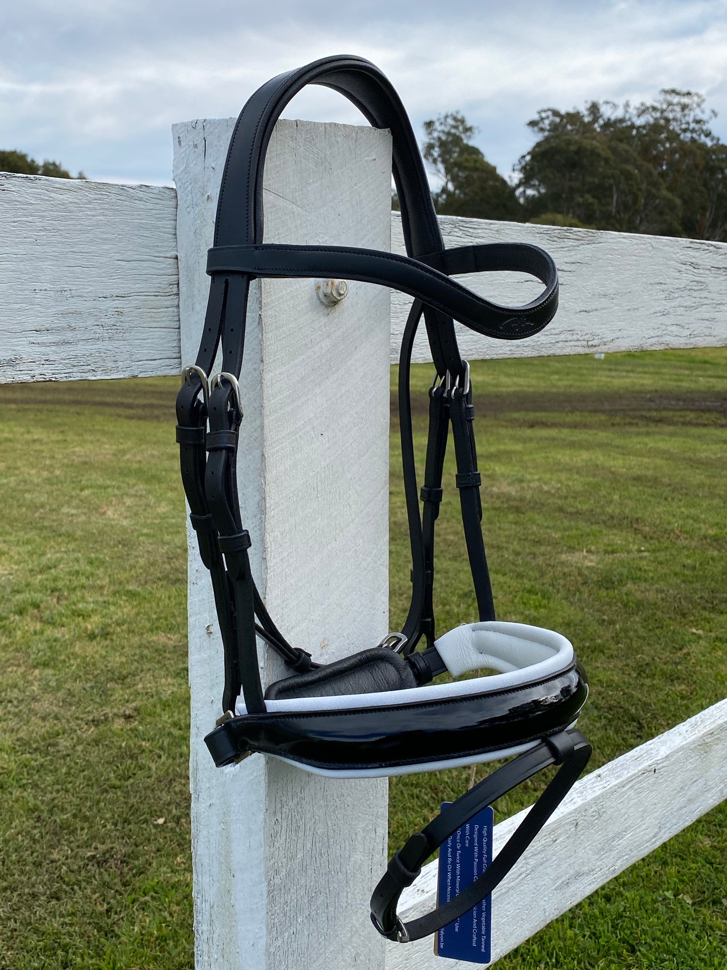 Working by Dy'on Large Crank Flash Noseband Bridle