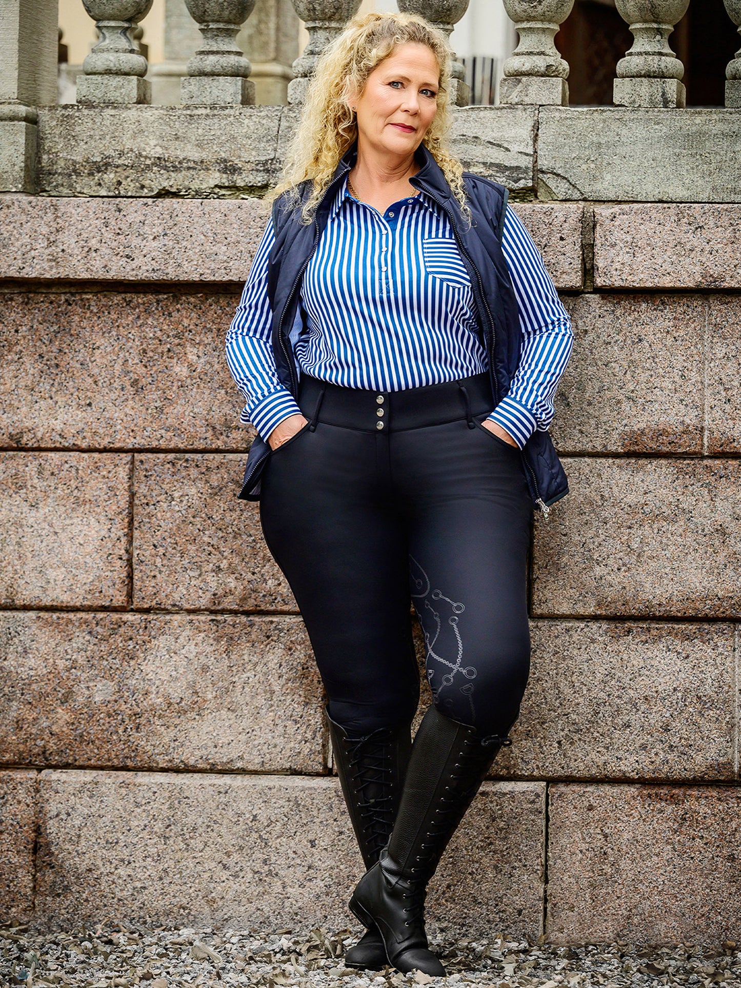 PS of Sweden Curvy Jewel Breeches | Navy, Black, Coffee, Grey