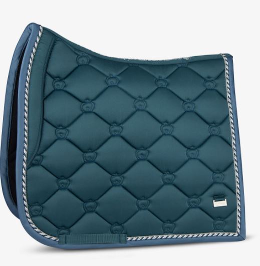 PS of Sweden SS21 Monogram Saddle Pad | Petrol | Dressage or Jump