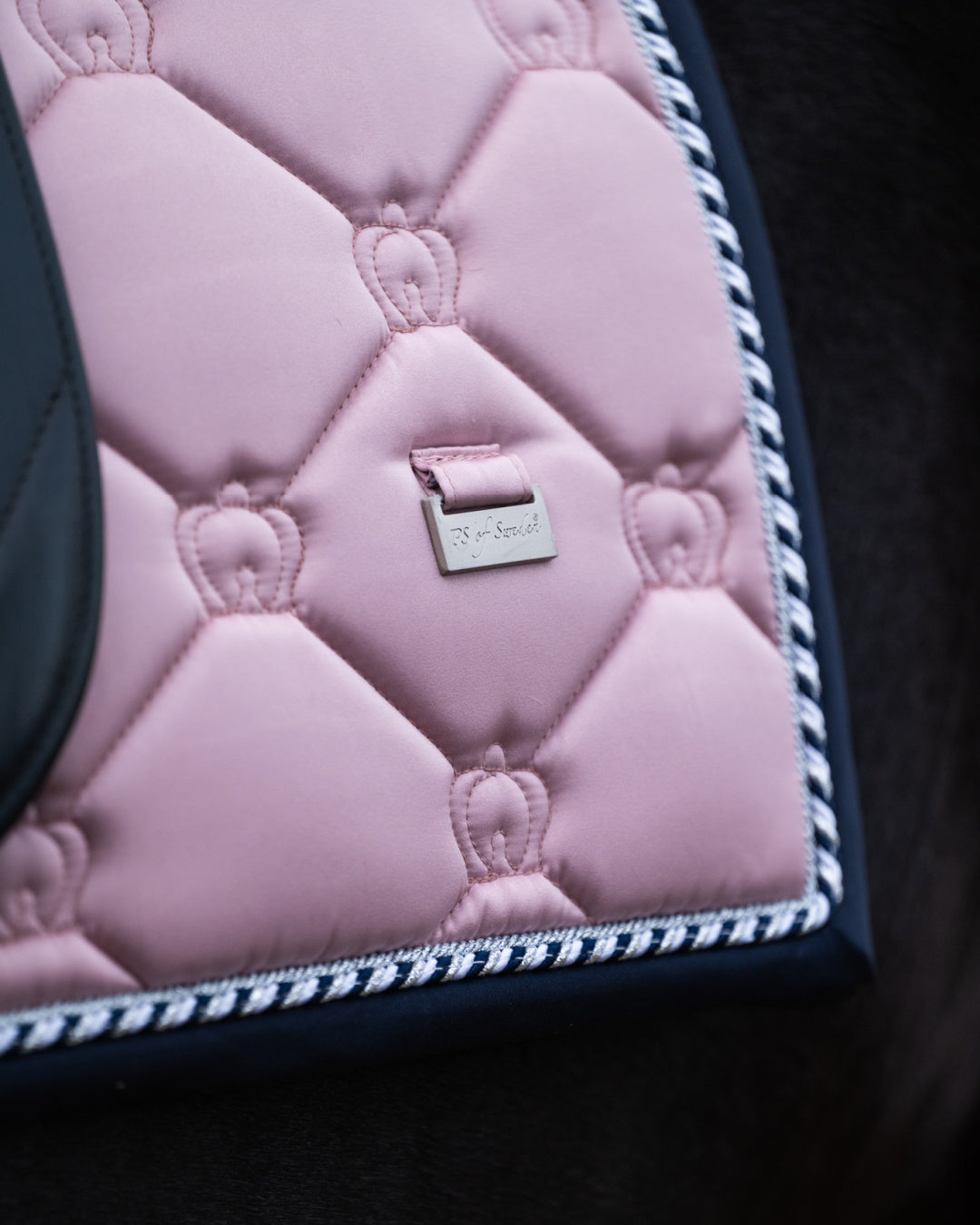 PS of Sweden SS21 Monogram Dressage Saddle Pad | Pink