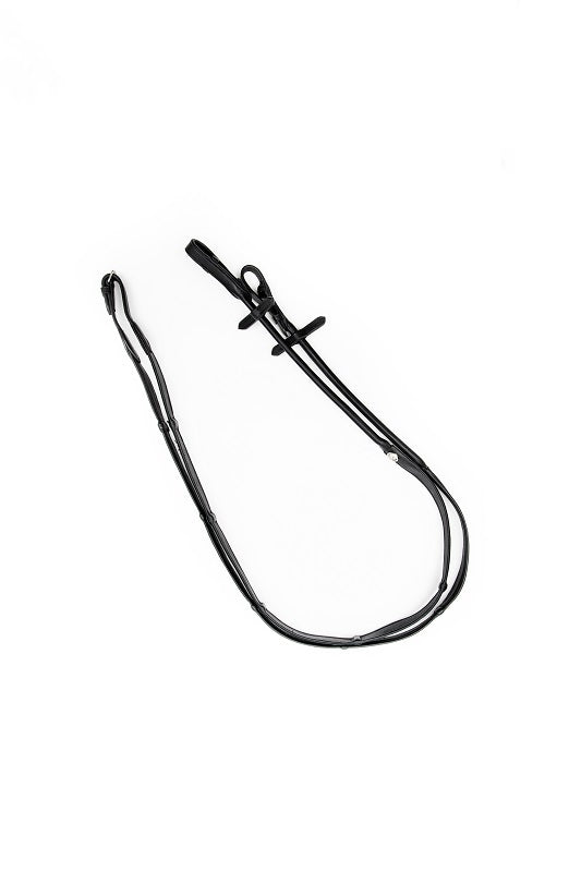 Finesse Reins - Rolled Front with Stoppers and Padding