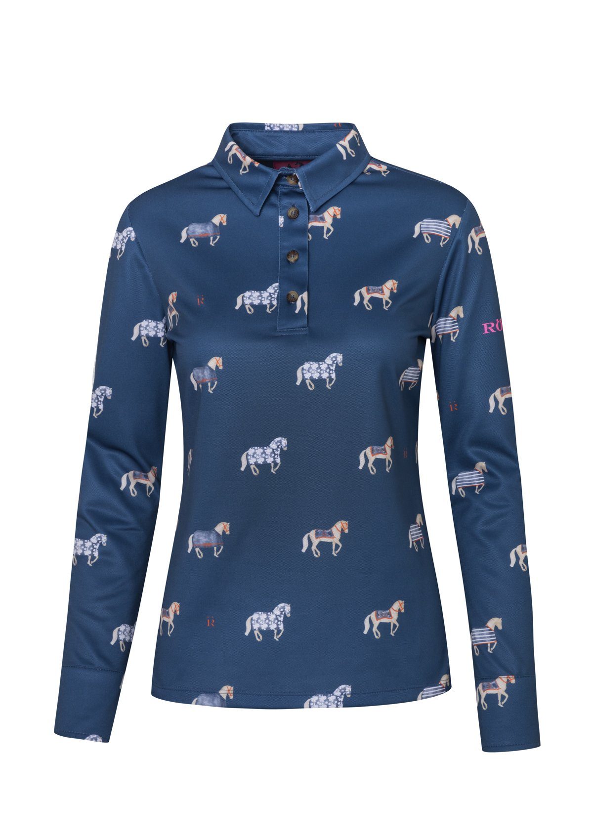 Ronner Design Sailor Polo Shirt | Long Sleeve | Navy