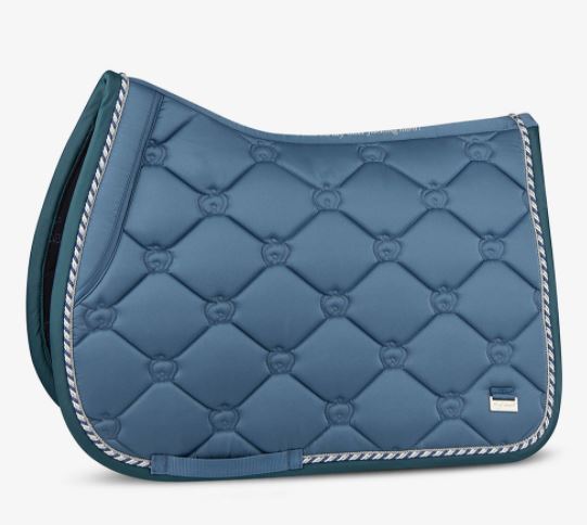 PS of Sweden SS21 Monogram Saddle Pad | Sea | Dressage or Jump
