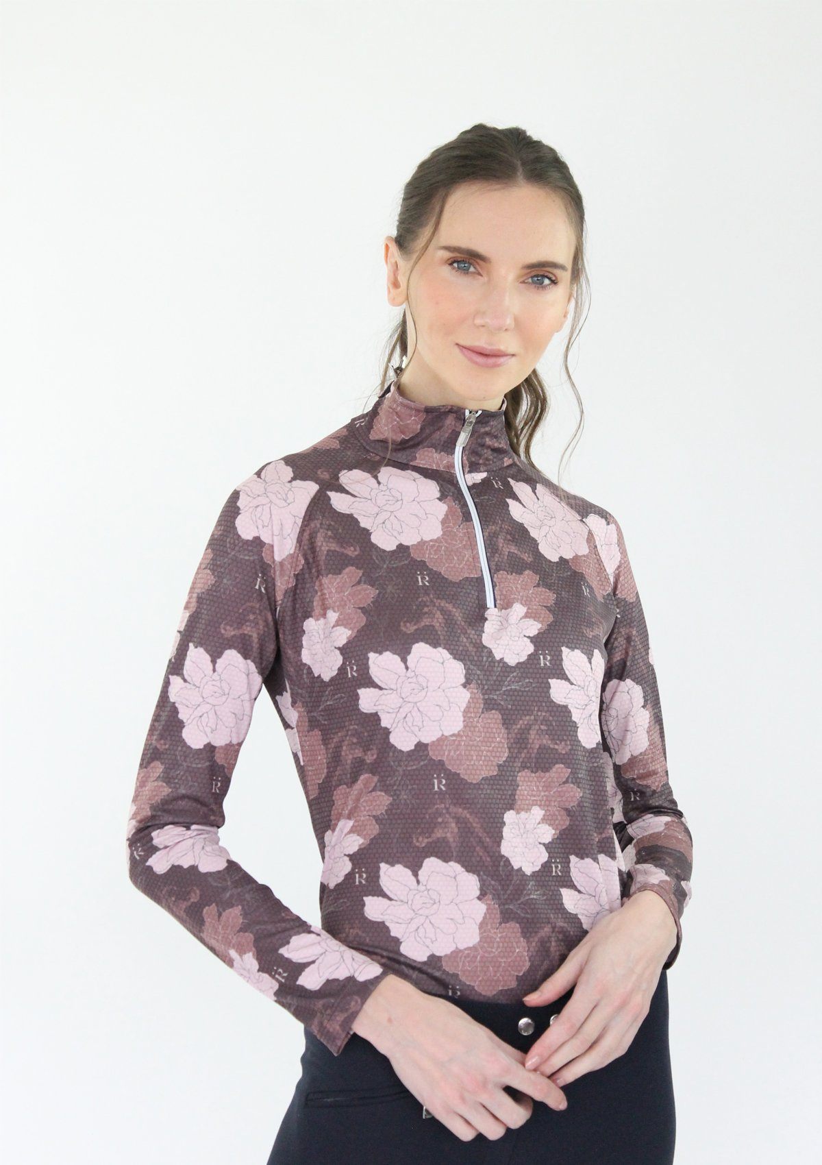 Ronner Design Sorrel Quarter Zip Rosa | Burgundy