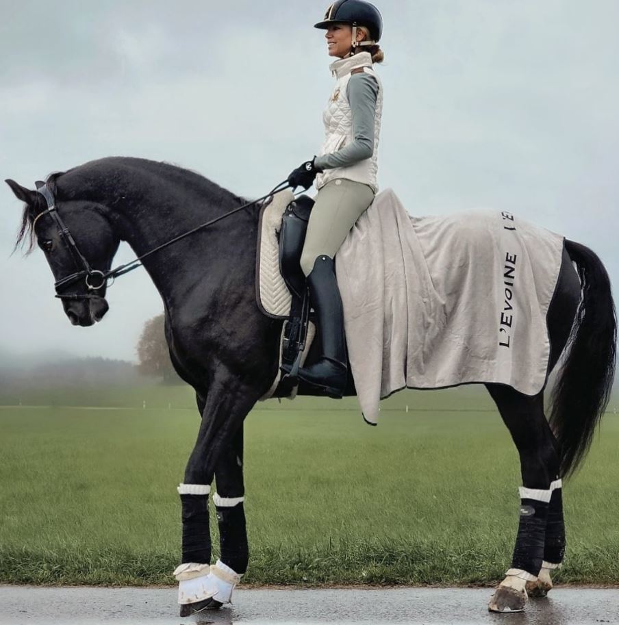 L'Evoine Signature Cotton Terry Blanket