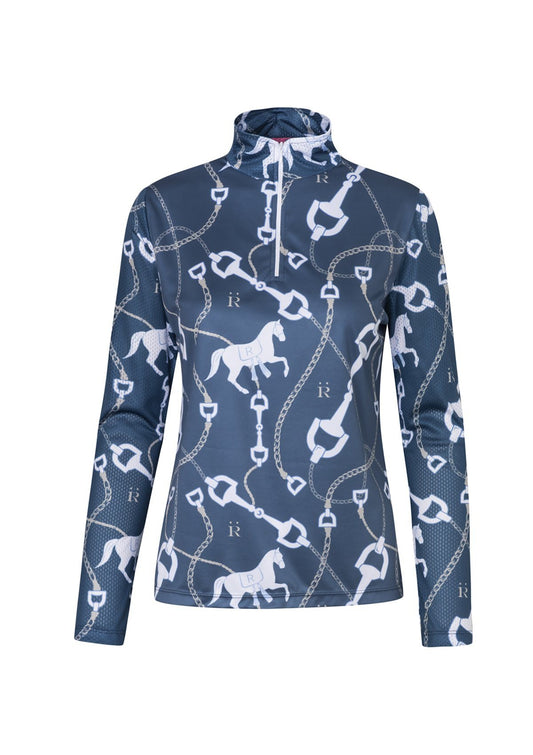 Ronner Virginia Quarter Zip Long Sleeve | Chain Midnight