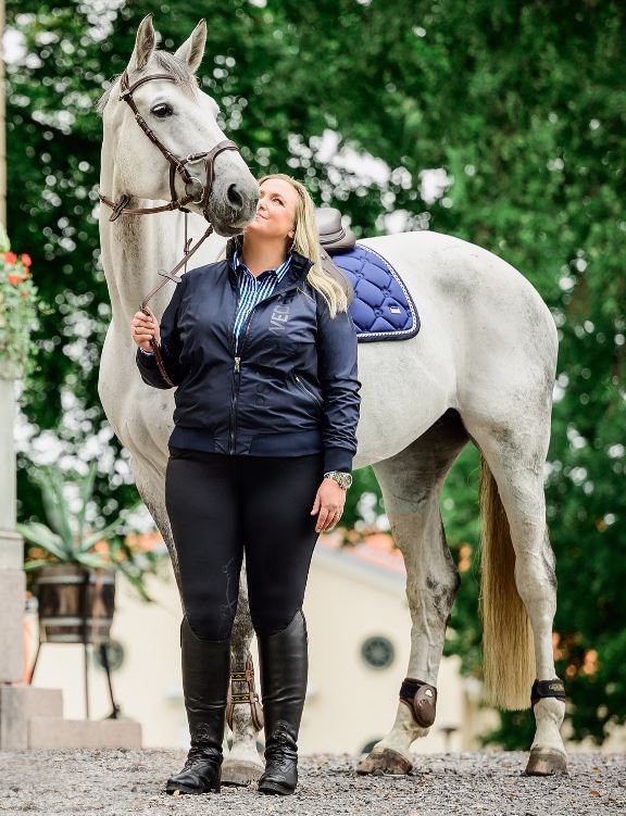 PS of Sweden Curvy Wera Jacket Navy Horse Fashion Australia