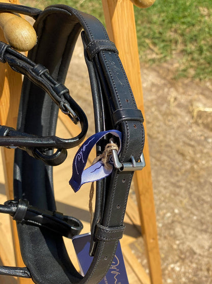 Dy'on Full Rolled Dressage Collection Snaffle No Flash | Black Full