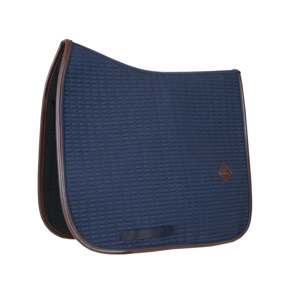 Kentucky Color Edition Leather Dressage Saddle Pad | Navy