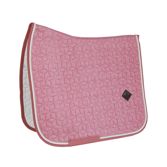 Kentucky "Wool" Saddle Pad Full Dressage | Old Rose