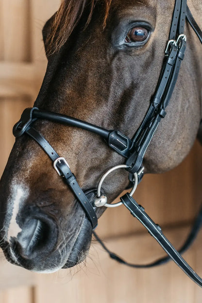 Working By Dy'on Round Leather Noseband Bridle - PREORDER