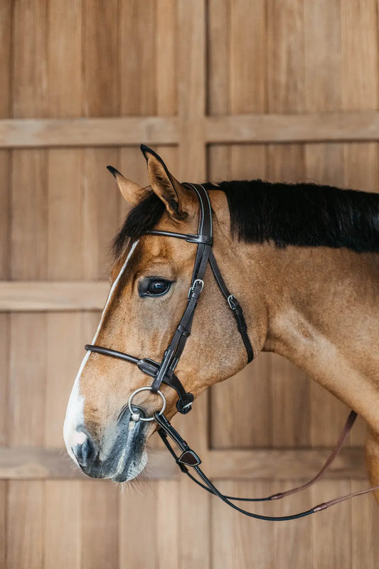 Working By Dy'on Round Leather Noseband Bridle - PREORDER